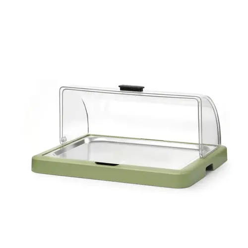 Hendi Witrynka bufetowa 460x355x(h)220 mm, z pokrywą roll-top, prostokątna, Hendi 871966