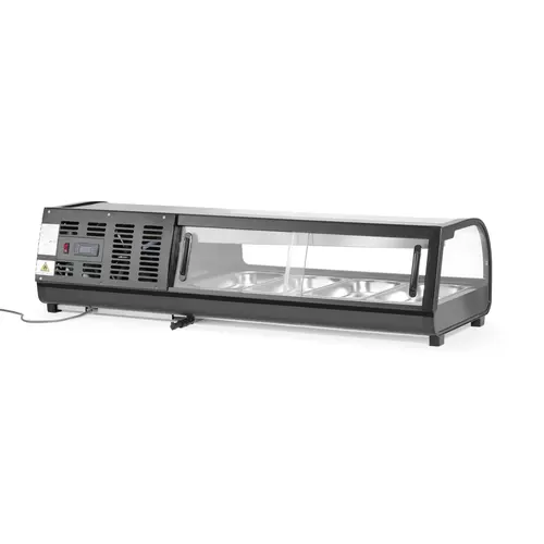 Arktic Nadstawa chłodnicza do sushi lub tapas 6x 1/3GN, 0 do 12°C, 190W z agregatem po prawej stronie, Arktic 274071 Arktic Nadstawa chłodnicza do sushi lub tapas 6x 1/3GN, 0 do 12°C, 190W z agregatem po prawej stronie, Arktic 274071