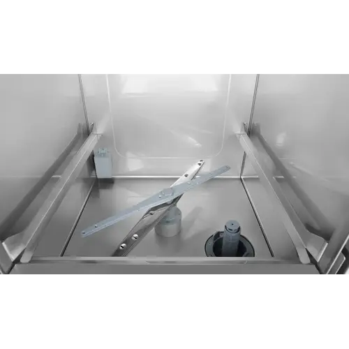 Hendi Zmywarka podblatowa do naczyń 500x500 mm, 30 Koszy/h, Hendi 237366, z dozownikiem nabłyszczacza, 4,9 kW, 400 V, 605x565x(h)830 mm