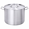 INOXI Garnek średni 36L, Ø360 mm, INOXI ze stali nierdzewnej z pokrywą