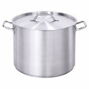 INOXI Garnek średni 36L, Ø360 mm, INOXI ze stali nierdzewnej z pokrywą INOXI Garnek średni 36L, Ø360 mm, INOXI ze stali nierdzewnej z pokrywą