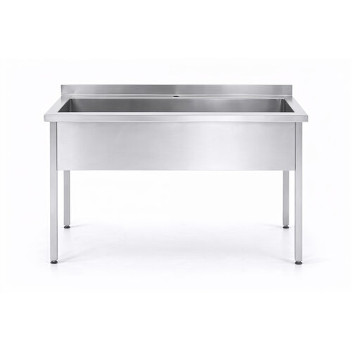 INOXI Stół z basenem jednokomorowym INOXI ECO LINE 1000x600x(h)850 mm, skręcany INOXI Stół z basenem jednokomorowym INOXI ECO LINE 1000x600x(h)850 mm, skręcany