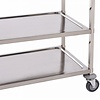 INOXI Wózek kelnerski 2-poziomowy, ze stali nierdzewnej INOXI, 705x405x(h)810mm, skręcany INOXI Wózek kelnerski 2-poziomowy, ze stali nierdzewnej INOXI, 705x405x(h)810mm, skręcany