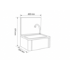 INOXI Umywalka ze stojącą baterią 400x330x(h)570mm INOXI Umywalka ze stojącą baterią 400x330x(h)570mm