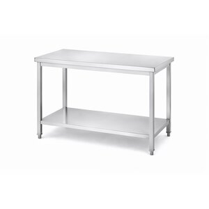 INOXI Stół centralny z półką INOXI 1200x700x(h)850mm, skręcany INOXI Stół centralny z półką INOXI 1200x700x(h)850mm, skręcany