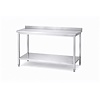INOXI Stół przyścienny z półką INOXI 1200x700x(h)850mm, skręcany