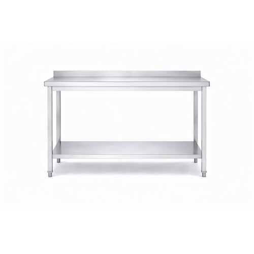 INOXI Stół przyścienny z półką INOXI 1000x600x(h)850mm, skręcany