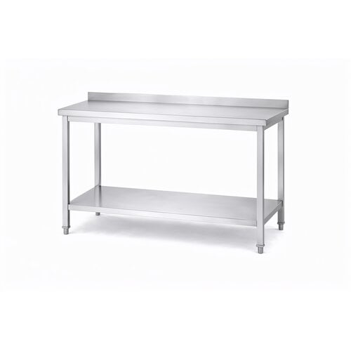 INOXI Stół przyścienny z półką INOXI 1200x600x(h)850mm, skręcany INOXI Stół przyścienny z półką INOXI 1200x600x(h)850mm, skręcany