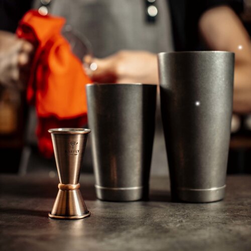 BarUp Bartender measuring cup 20x40 ml, antique copper