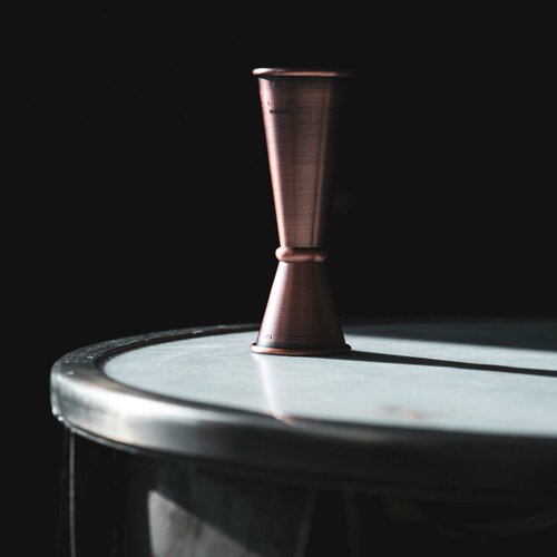 Barfly Bartender measuring cup 25x50 ml, antique copper