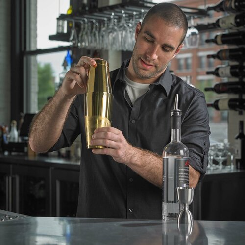 Barfly Bartender measuring cup 25x50 ml steel