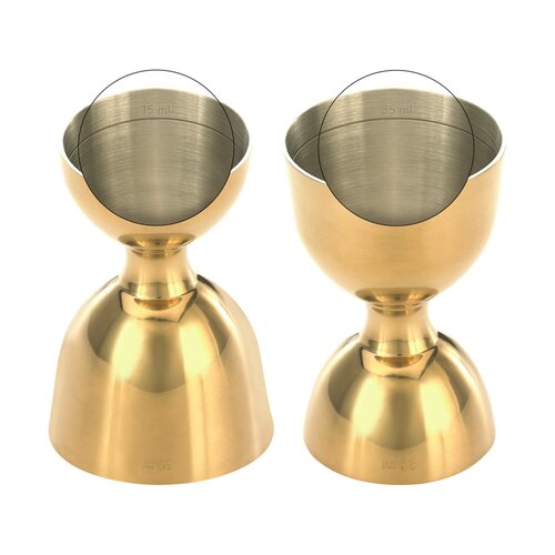 Barfly Bartender measuring cup 25x50 ml gold
