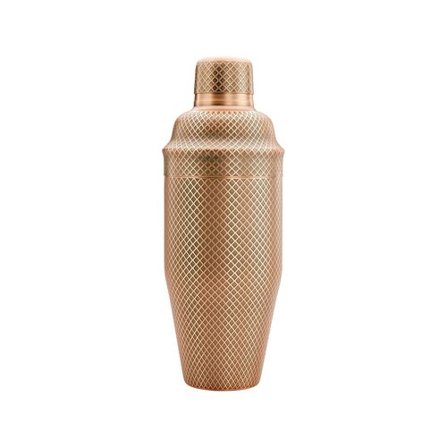 Barfly Shaker barmański 3-częściowy w stylu japońskim Diamond Lettice 700 ml antyczna miedź Barfly Shaker barmański 3-częściowy w stylu japońskim Diamond Lettice 700 ml antyczna miedź
