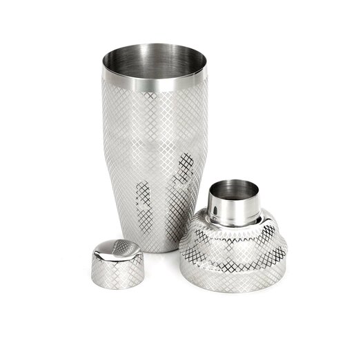 Barfly 3-piece Japanese-style bartender shaker in steel