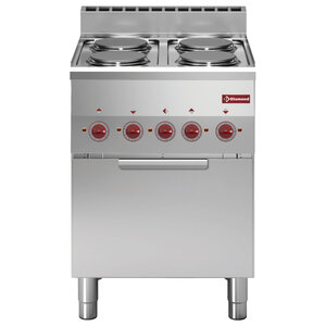 Diamond Electric cooker with 4 hotplates and electric oven GN 2/3, 11 kW