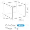 Hoshizaki Kostkarka do lodu 210 kg/24h, chłodzona powietrzem, kostka 28x28x23mm, Hoshizaki IM-240APE-U-23 z sanityzacją UVC