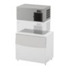 Hoshizaki Kostkarka do lodu 210 kg/24h, chłodzona wodą, kostka 32x32x32mm, Hoshizaki IM-240DWPE-U-32 z sanityzacją UVC