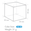 Hoshizaki Kostkarka do lodu 210 kg/24h, chłodzona wodą, kostka 32x32x32mm, Hoshizaki IM-240XWPE-32
