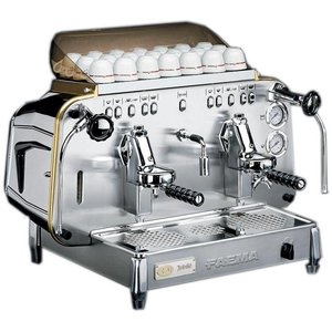 FAEMA Automatic Espresso Machine 2 Groups with Three Rotating Nozzles and Connection to the Water, 4,8 kW FAEMA Automatic Espresso Machine 2 Groups with Three Rotating Nozzles and Connection to the Water, 4,8 kW
