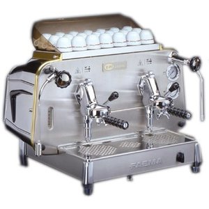 FAEMA Ekspres półautomatyczny kolbowy ciśnieniowy 2 grupowy z dwoma dyszami, 4,8 kW FAEMA Ekspres półautomatyczny kolbowy ciśnieniowy 2 grupowy z dwoma dyszami, 4,8 kW