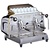 FAEMA Semi-Automatic Espresso Machine 2 Groups with Two Rotating Nozzles, 4,8 kW
