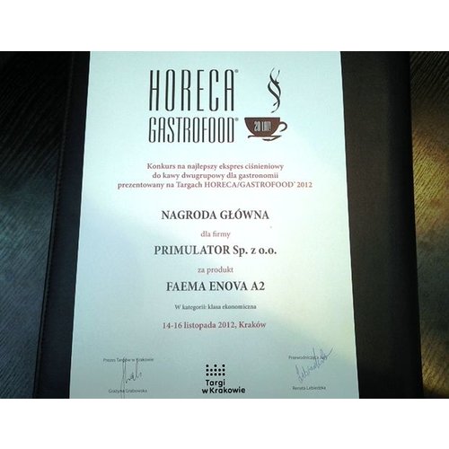 FAEMA Ekspres automatyczny kolbowy ciśnieniowy 2 grupowy z elektrycznym progmaratorem, 5 kW FAEMA Ekspres automatyczny kolbowy ciśnieniowy 2 grupowy z elektrycznym progmaratorem, 5 kW