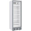Diverso Szafa chłodnicza przeszklona 382 L, od 1 do 9°C, Diverso WR-38CS-SW, 595x614x(h)1803 mm, agregat dolny, biała
