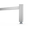 INOXI Stół z basenem jednokomorowym - wysokość komory h = 300 mm | 800x650 mm, INOXI 89-12666