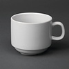 Olympia Stackable White Teae Cup 210 ml, Whiteware (Pack of 12) - Copy Olympia Stackable White Teae Cup 210 ml, Whiteware (Pack of 12) - Copy