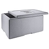 Contacto OUTLET - Pojemnik termoizolacyjny GN 1/1, 48 L, ładowany od góry, szary