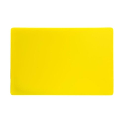 Hygiplas Extra Thick Low Density Polyethylene Cutting Board 450 x 300 mm Yellow - Copy