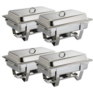 Olympia Chafing Dish with Removable Full Cover 9 L GN 1/1 (Pack of 4) - Copy