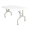 Bolero OUTLET - Stół składany biały | 152x75,3x(H)73,7cm