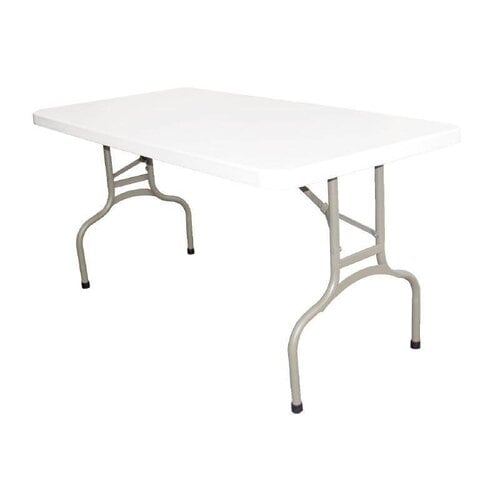 Bolero OUTLET - Stół składany biały | 152x75,3x(H)73,7cm