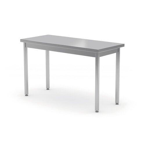 INOXI Stół centralny wzmocniony bez półki | 600x600 mm, skręcany INOXI Stół centralny wzmocniony bez półki | 600x600 mm, skręcany
