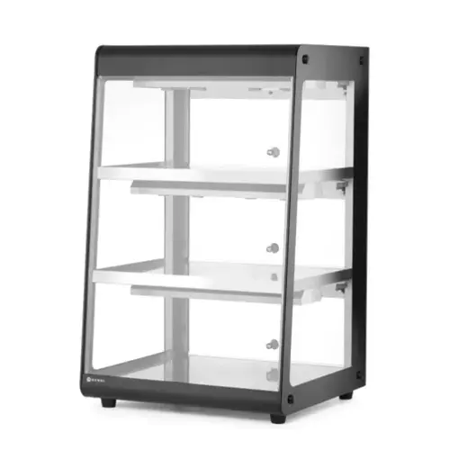 Hendi Nablatowa witryna grzewcza 3-poziomowa, 50 do 70°C, 500 W, z szybą skośną, Hendi 273760, 472x447x(h)775 mm Hendi Nablatowa witryna grzewcza 3-poziomowa, 50 do 70°C, 500 W, z szybą skośną, Hendi 273760, 472x447x(h)775 mm