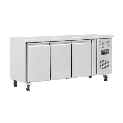 Polar Refrigeration Tripple Door Refrigerated Table 339 L, from -2 °C to 5 °C, Side-Mounted Compressor - Copy Polar Refrigeration Tripple Door Refrigerated Table 339 L, from -2 °C to 5 °C, Side-Mounted Compressor - Copy