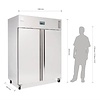 Polar Refrigeration  Szafa chłodnicza 2-drzwiowa GN 2/1, 1300 L, -2 °C do 8 °C