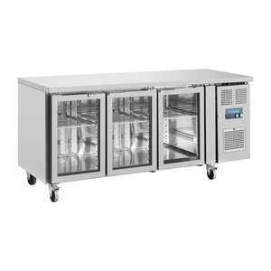 Polar Refrigeration  Stół chłodniczy 3-drzwiowy 358L, od -1 do 8°C - Copy
