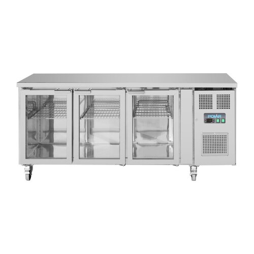 Polar Refrigeration  Stół chłodniczy 3-drzwiowy 358L, od -1 do 8°C - Copy
