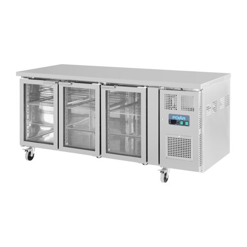 Polar Refrigeration  Stół chłodniczy 3-drzwiowy 358L, od -1 do 8°C - Copy