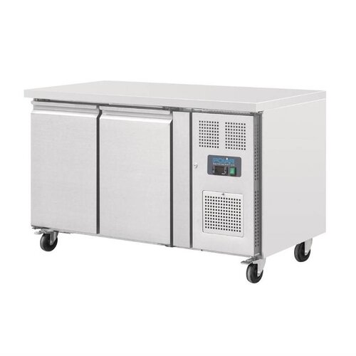 Polar Refrigeration Stół chłodniczy 2-drzwiowy 260 L, od -2 °C do 8 °C, agregat boczny Polar Refrigeration Stół chłodniczy 2-drzwiowy 260 L, od -2 °C do 8 °C, agregat boczny
