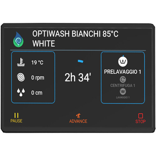 Diamond Sealing washing machine "stainless steel" 18 kg, with TOUCH SCREEN Diamond Sealing washing machine "stainless steel" 18 kg, with TOUCH SCREEN