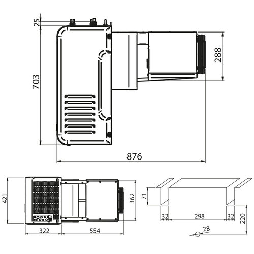 Diamond Agregat chłodniczy od -5 do 5°C , 0,36 kW Diamond Agregat chłodniczy od -5 do 5°C , 0,36 kW