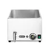 Hendi Countertop Electric Bain Marie, 1-Chamber with Drain Tap, GN 1/1, 1,2 kW Hendi Countertop Electric Bain Marie, 1-Chamber with Drain Tap, GN 1/1, 1,2 kW