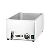 Hendi Countertop Electric Bain Marie, 1-Chamber with Drain Tap, GN 1/1, 1,2 kW Hendi Countertop Electric Bain Marie, 1-Chamber with Drain Tap, GN 1/1, 1,2 kW