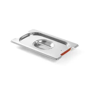 Hendi Stainless Steel Gastronorm Lid 1/4 with Seal and Place for Handles Hendi Stainless Steel Gastronorm Lid 1/4 with Seal and Place for Handles