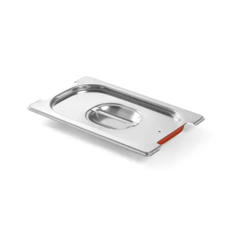 Hendi Stainless Steel Gastronorm Lid 1/4 with Seal and Place for Handles Hendi Stainless Steel Gastronorm Lid 1/4 with Seal and Place for Handles