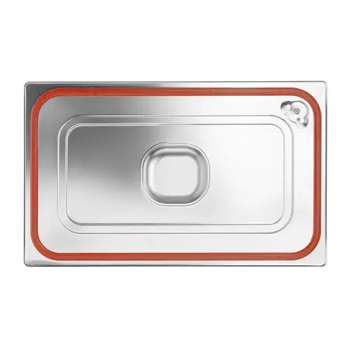 Hendi Stainless Steel Gastronorm Lid 1/1 with Seal Hendi Stainless Steel Gastronorm Lid 1/1 with Seal
