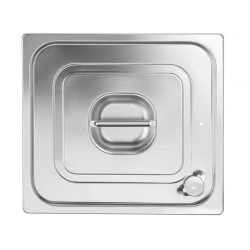 Hendi Stainless Steel Gastronorm Lid 2/3 with Seal Hendi Stainless Steel Gastronorm Lid 2/3 with Seal